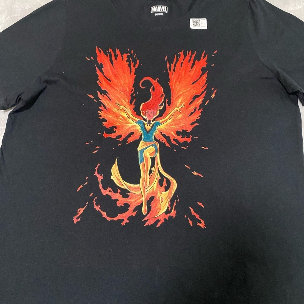 Marvel X Men Jean Grey Black T-Shirt
Size 2X